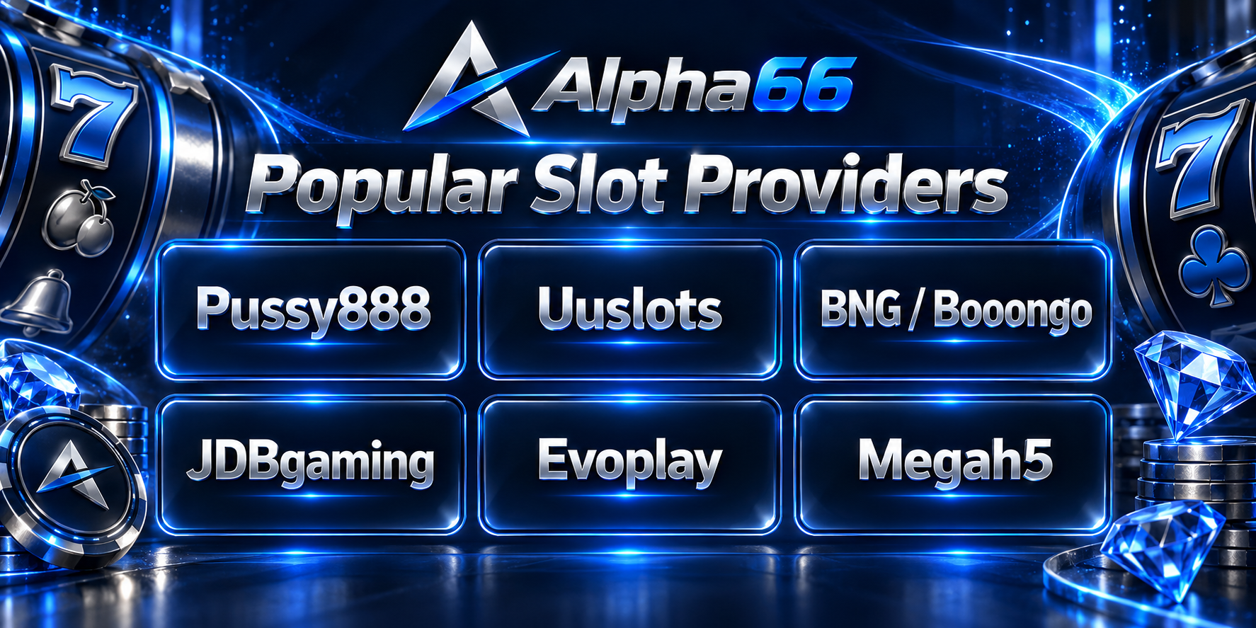 Alpha66 popular slot providers