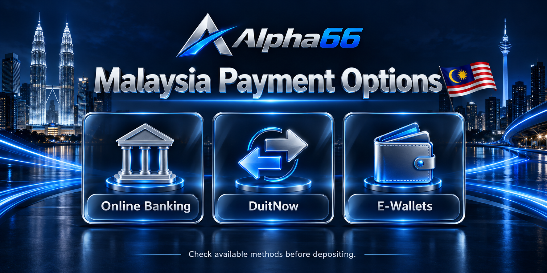 Alpha66 Malaysia payment options