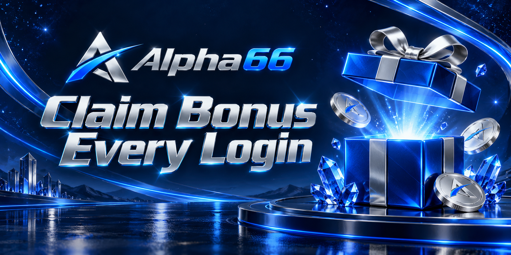 Alpha66 claim bonus every login